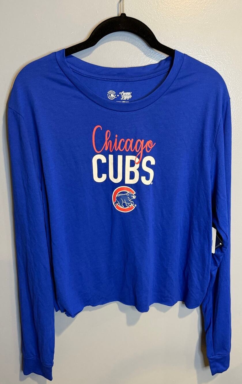 NWT Chicago Cubs Women's Long Sleeve Shirt - Size L
